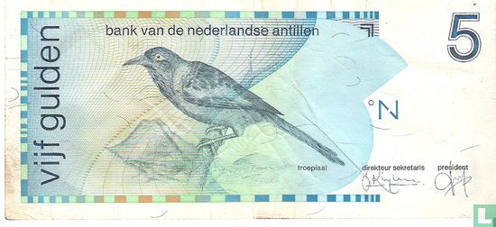 Niederländische Antillen 5 Gulden - Bild 1