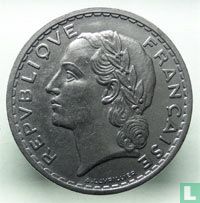 Frankreich 5 Franc 1938 (Nickel) - Bild 2