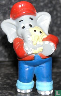 Benjamin Blümchen mit Elefant