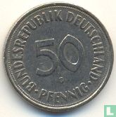Duitsland 50 pfennig 1950 (BUNDESREPUBLIK DEUTSCHLAND - G) - Afbeelding 2