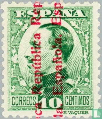 Overprint República/Española