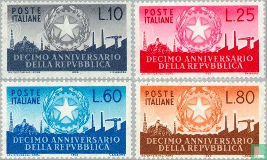 Republic of Italy 10 years 