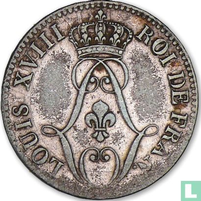 Frans-Guyana 10 centimes 1818 - Afbeelding 2