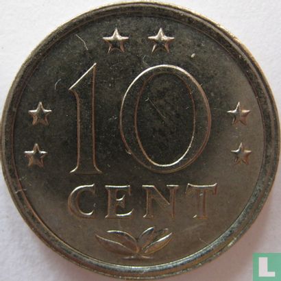 Antilles néerlandaises 10 cent 1984 - Image 2