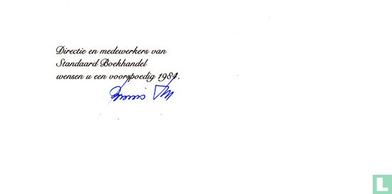 Kerstkaart Standaard Uitgeverij 1984 1 - Afbeelding 2