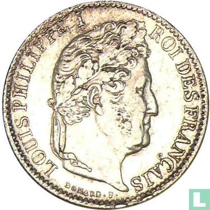 France ½ franc 1844 (W) - Image 2