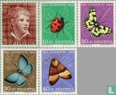 Butterflies and insects - Pro Juventute