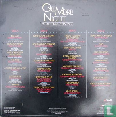 One More Night - 28 Exclusive Popsongs - Image 2