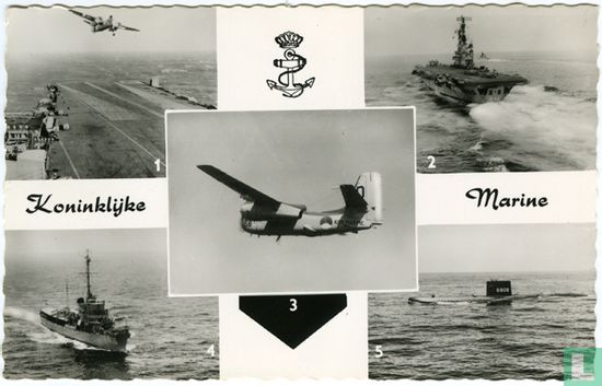 Vijfluik Koninklijke Marine met Grumman S2F Tracker