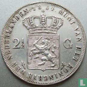Netherlands 2½ gulden 1854 - Image 1