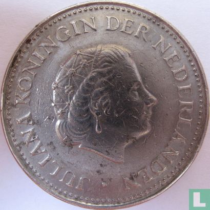 Nederlandse Antillen 1 gulden 1970 (nikkel) - Afbeelding 2