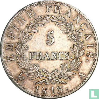 France 5 francs 1813 (A) - Image 1