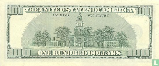 Verenigde Staten 100 dollars 2003 F - Afbeelding 2