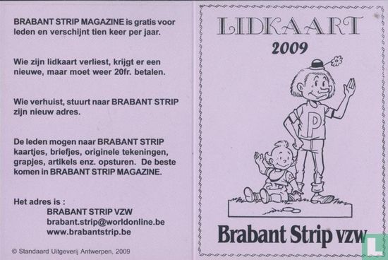 Brabant Strip lidkaart 2009 - Image 1