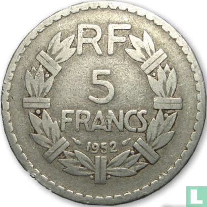Frankrijk 5 francs 1952 - Afbeelding 1