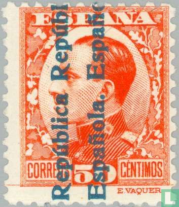 Overprint República/Española