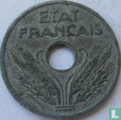 Frankrijk 20 centimes 1941 (type 1) - Afbeelding 2