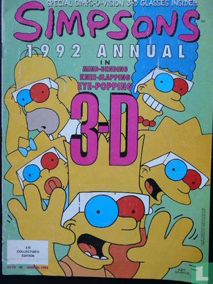 Simpsons 1992 Annual  in  3-D - Afbeelding 1