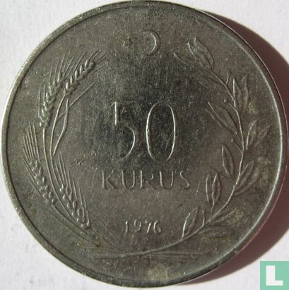Turkije 50 kurus 1976 - Afbeelding 1
