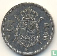 Espagne 5 pesetas 1983 - Image 2