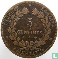 Frankrijk 5 centimes 1877 (A) - Afbeelding 2