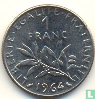 Frankrijk 1 franc 1964 - Afbeelding 1