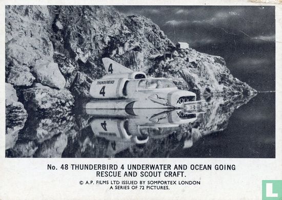 Thunderbird 4 underwater and ocean going rescue and scout craft. - Afbeelding 1