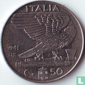 Italie 50 centesimi 1941 - Image 1