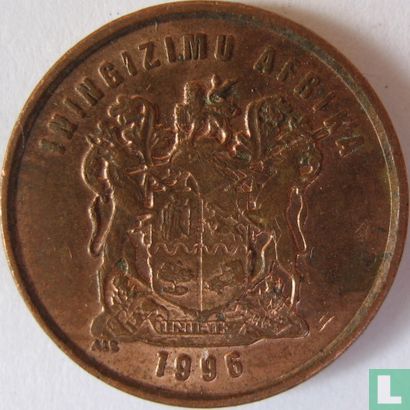 Afrique du Sud 1 cent 1996 - Image 1