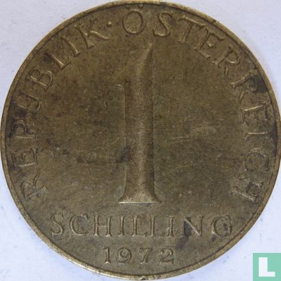 Oostenrijk 1 schilling 1972 - Afbeelding 1