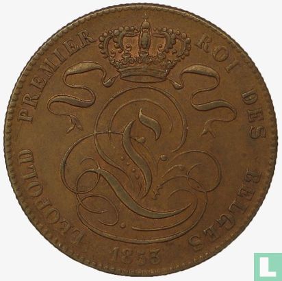 Belgium 5 centimes 1853 - Image 1