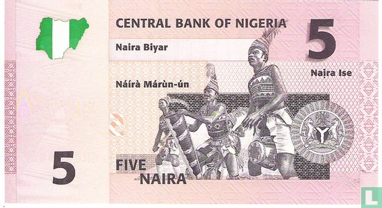 Nigeria 5 Naira  - Afbeelding 2