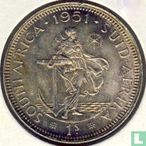 Afrique du Sud 1 shilling 1951 - Image 1