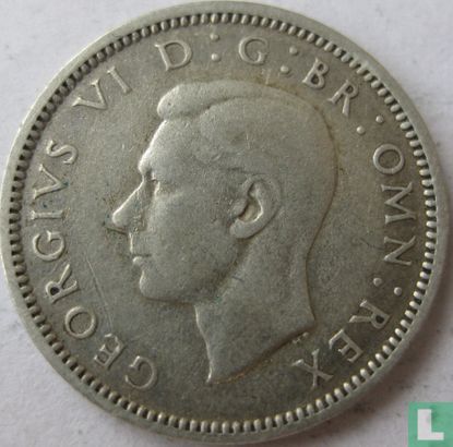 Royaume-Uni 6 pence 1942 - Image 2