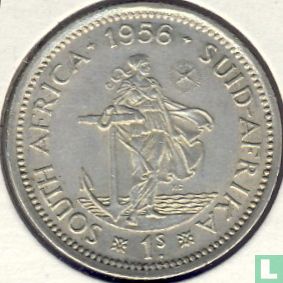 Afrique du Sud 1 shilling 1956 - Image 1