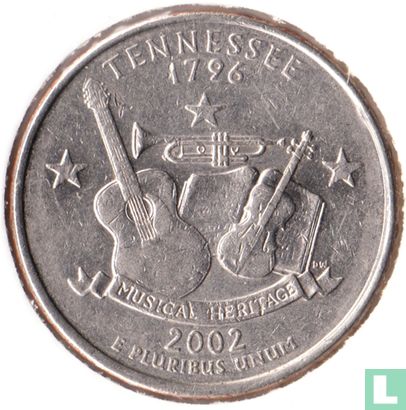 Verenigde Staten ¼ dollar 2002 (P) "Tennessee" - Afbeelding 1