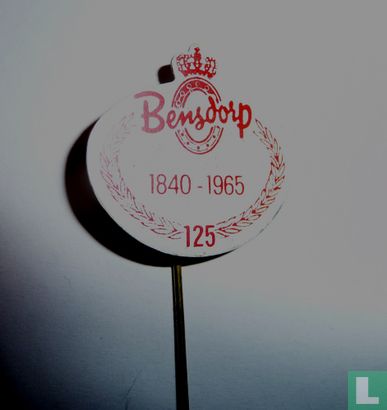 Bensdorp 1840 - 1965 125 [rood op wit]
