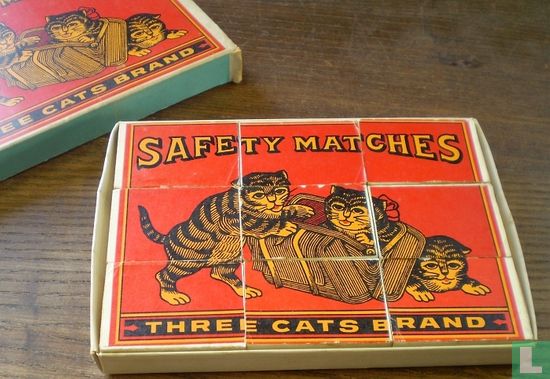 Safety Matches Three Cats Brand - Bild 2