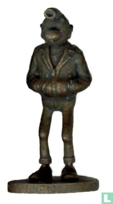 Lucien in den Taschen in Bronze