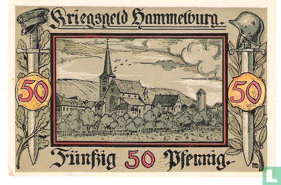 Hammelburg 50 Pfennig - Afbeelding 2