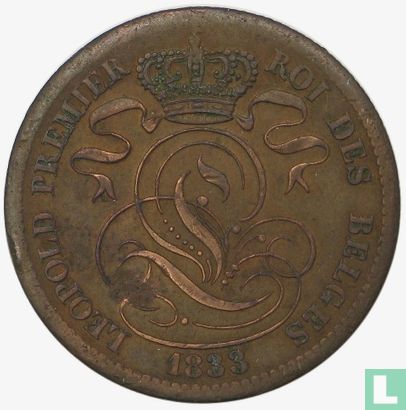 België 10 centimes 1833 - Afbeelding 1