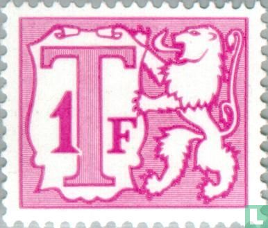 Heraldischer Löwe und kleines Ziffer - Bild 1