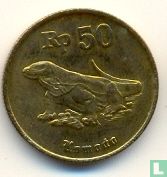 Indonésie 50 rupiah 1993 - Image 2