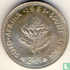 Afrique du Sud 2½ cents 1961 - Image 1
