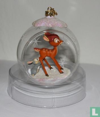 Bambi Crystal Scene Ornament