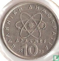 Greece 10 drachmes 1988 - Image 1