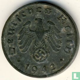German Empire 1 reichspfennig 1942 (A) - Image 1