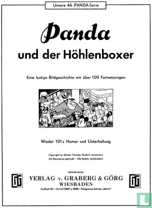 Panda und der Höhlenboxer - Image 1