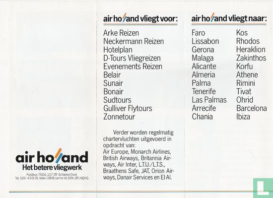 Air Holland - Holland spreekt een woordje mee - Afbeelding 3