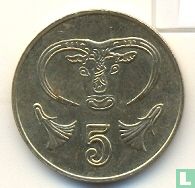 Chypre 5 cents 1994 - Image 2